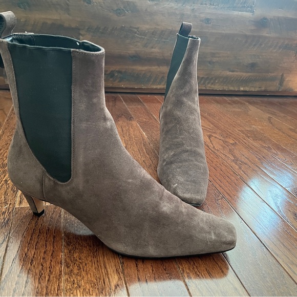 Reformation Roberta Brown Suede Boots - Picture 5 of 9